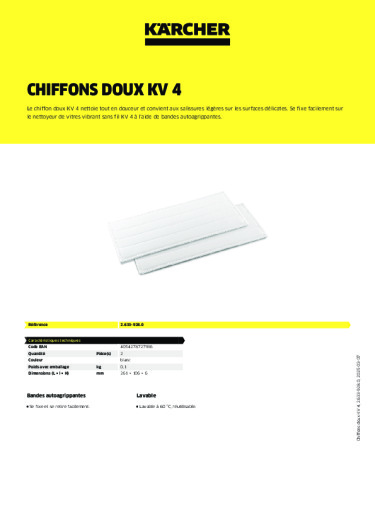 Informations sur le produit