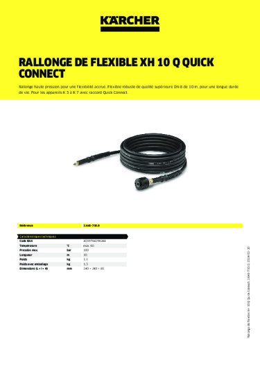 Informations sur le produit