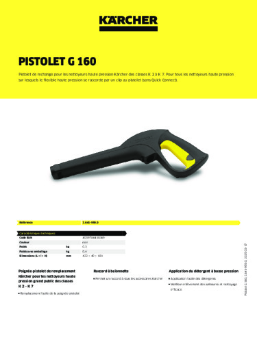 Informations sur le produit