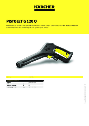 Informations sur le produit