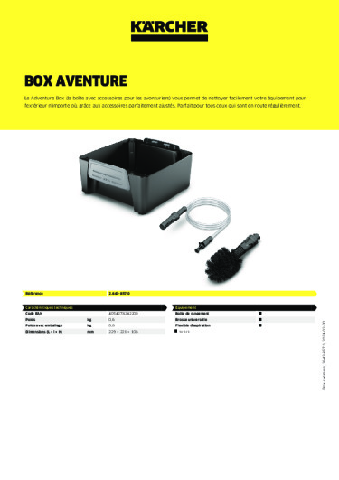 Informations sur le produit