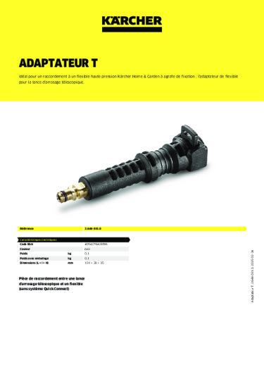 Informations sur le produit