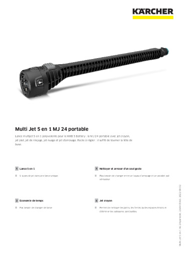 Informations sur le produit