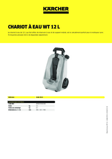 Informations sur le produit