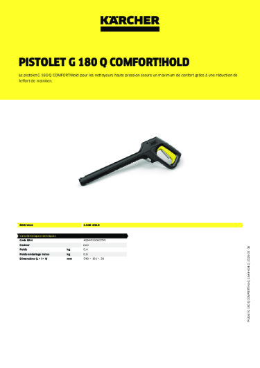 Informations sur le produit