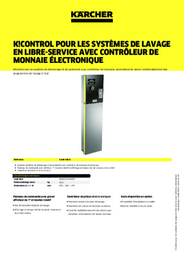 Informations sur le produit