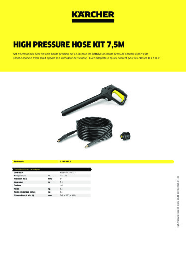 Informations sur le produit