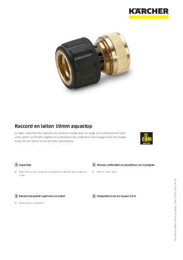 Informations sur le produit