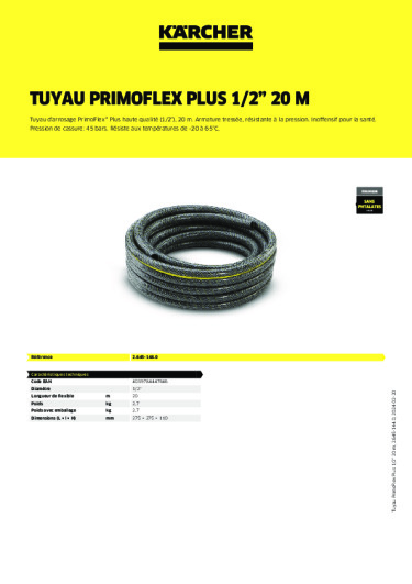 Informations sur le produit