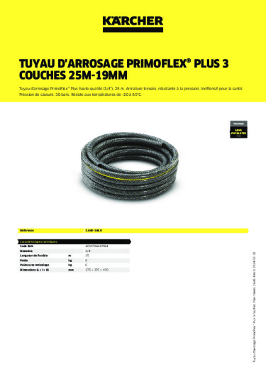 Informations sur le produit