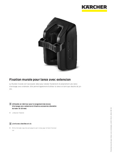 Informations sur le produit