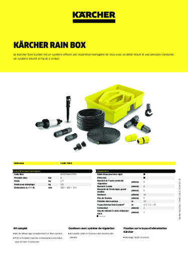 Informations sur le produit