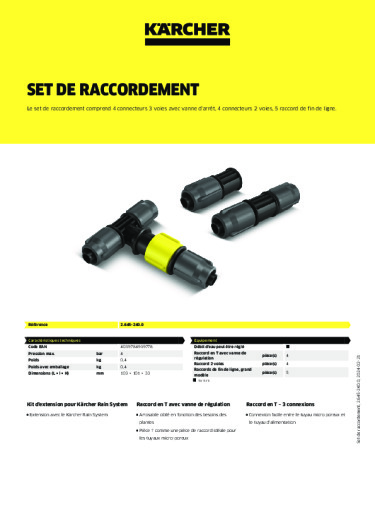 Informations sur le produit