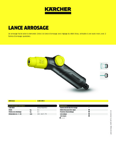 Informations sur le produit