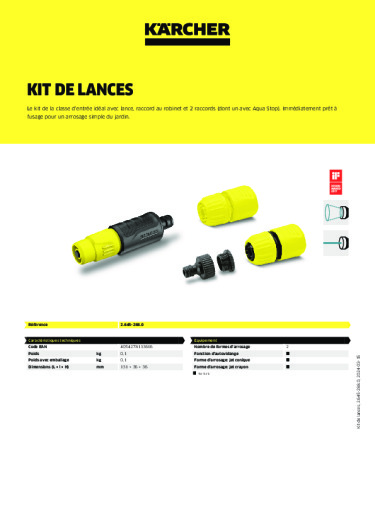 Informations sur le produit