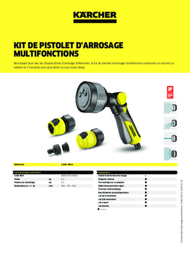 Informations sur le produit