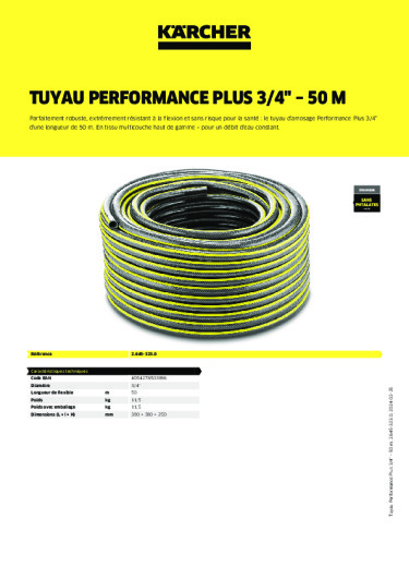 Informations sur le produit