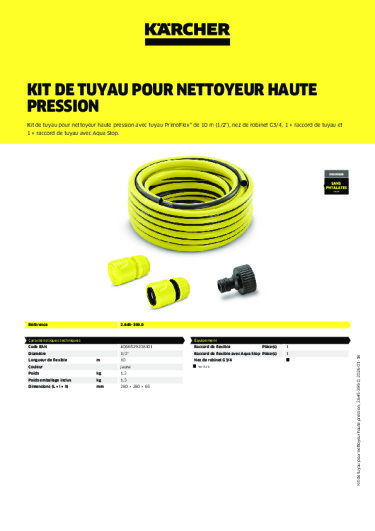 Informations sur le produit