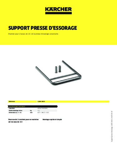 Informations sur le produit