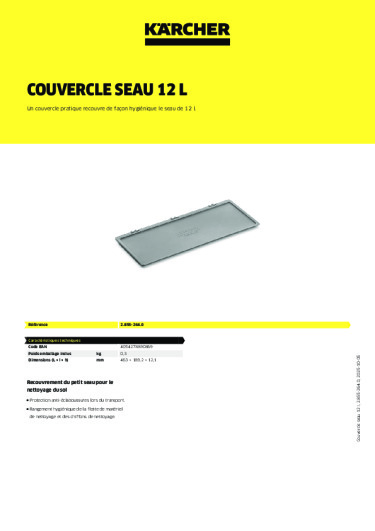 Informations sur le produit