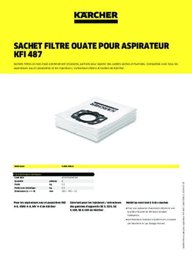 Informations sur le produit