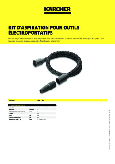 Informations sur le produit