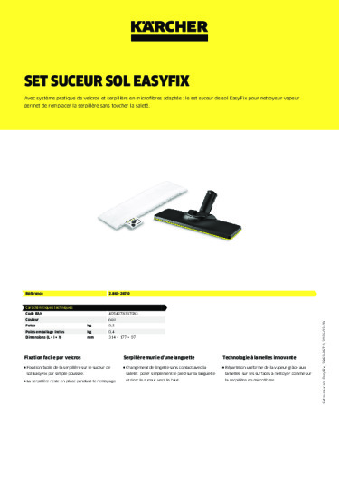 Informations sur le produit