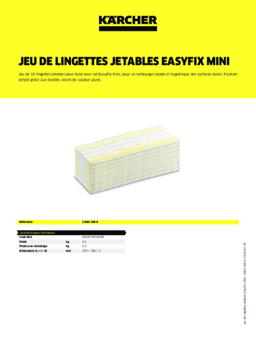 Informations sur le produit