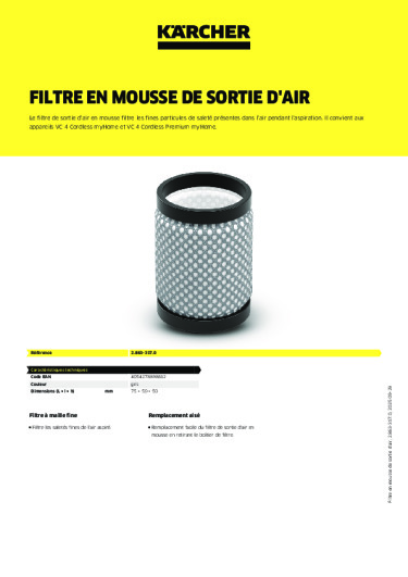 Informations sur le produit