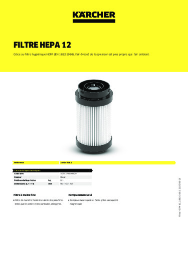 Informations sur le produit