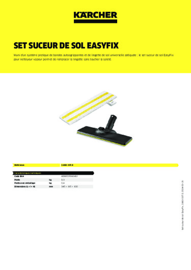 Informations sur le produit