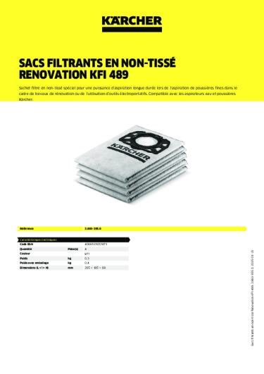 Informations sur le produit