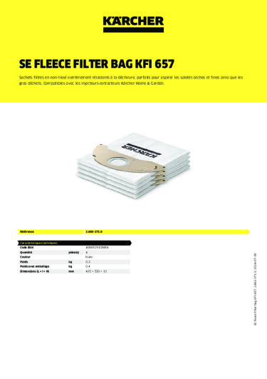 Informations sur le produit