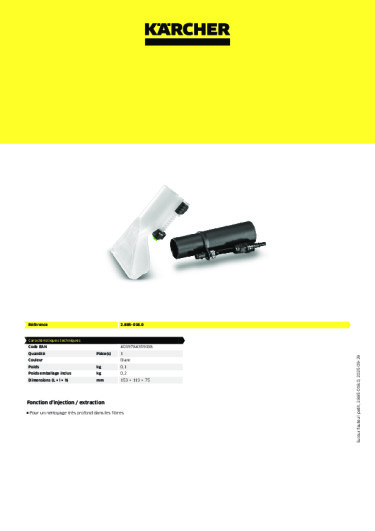 Informations sur le produit