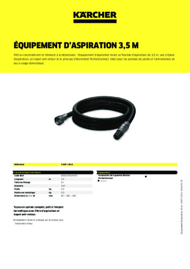 Informations sur le produit