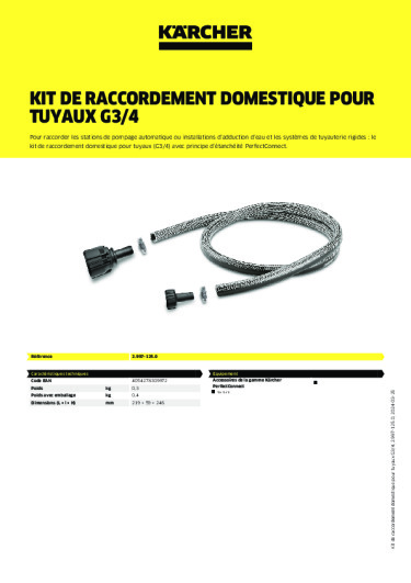 Informations sur le produit