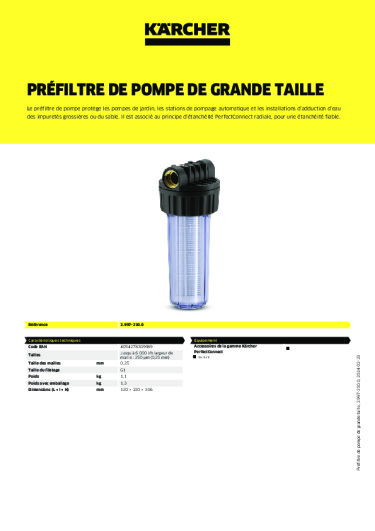 Informations sur le produit