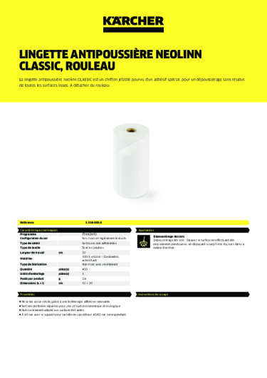 Informations sur le produit