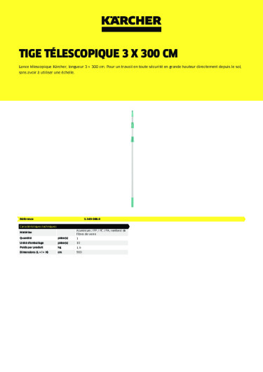 Informations sur le produit