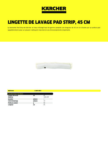 Informations sur le produit