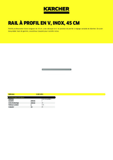 Informations sur le produit