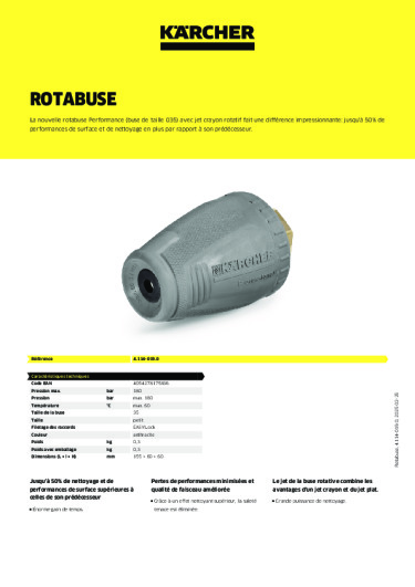 Informations sur le produit