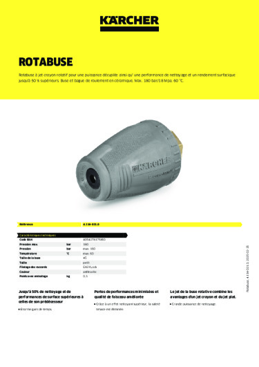 Informations sur le produit