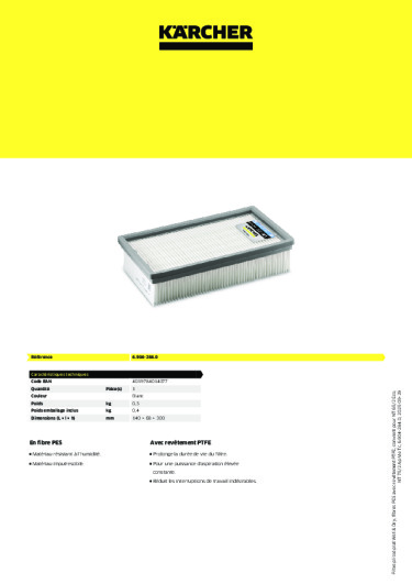 Informations sur le produit