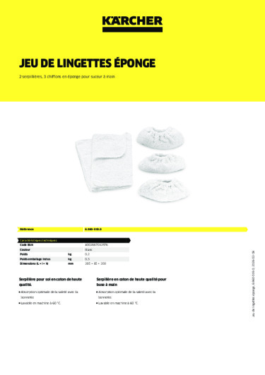 Informations sur le produit