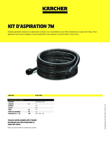 Informations sur le produit