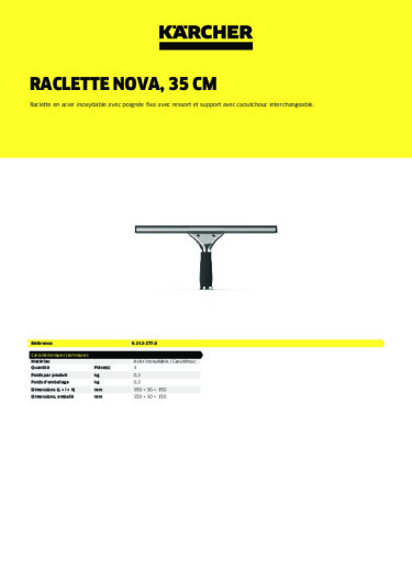 Informations sur le produit