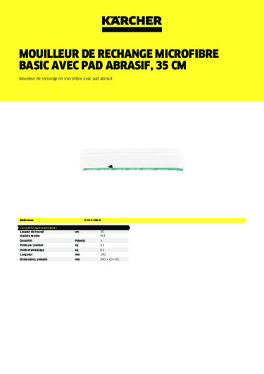 Informations sur le produit