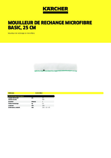 Informations sur le produit