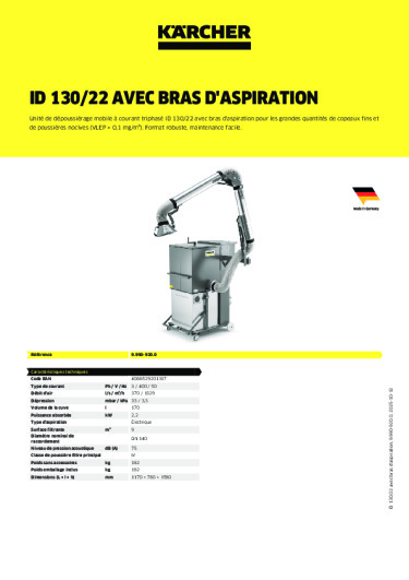 Informations sur le produit